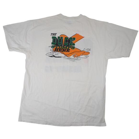 Vintage 1993 University of Oregon Ducks Quack Attack Kickoff Front/back T Shirt - Picture 8 of 10